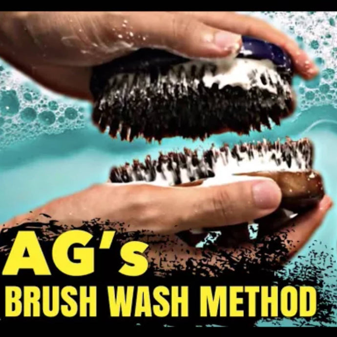 AG Wash Method: Best Way to Clean a Wave Brush - Torino Pro & Royalty