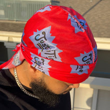 Load image into Gallery viewer, Premium Silky Satin Ruby Red Durag