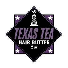 Cargar imagen en el visor de la galería, Mantequilla para cabello y barba de té de Texas con aceites esenciales