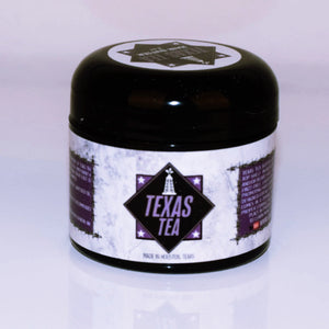 Mantequilla para cabello y barba de té de Texas con aceites esenciales